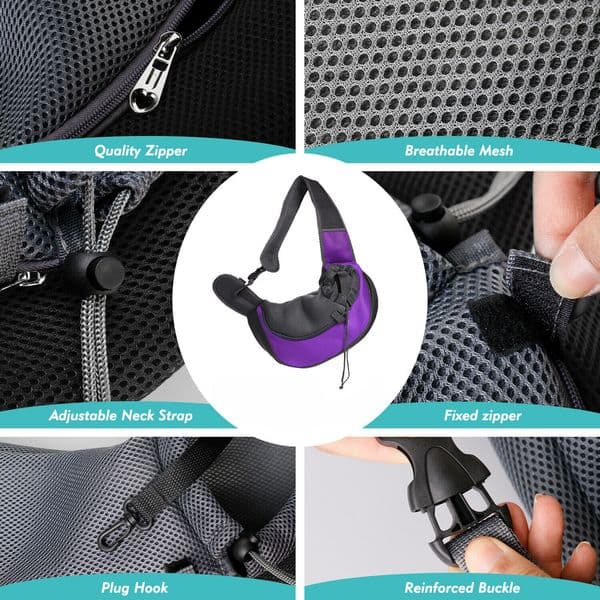 Pet Puppy Carrier Outdoor Travel Dog Shoulder Bag Mesh Oxford Pet Puppy Carrier Handbag Comfort Travel Tote Shoulder Bag