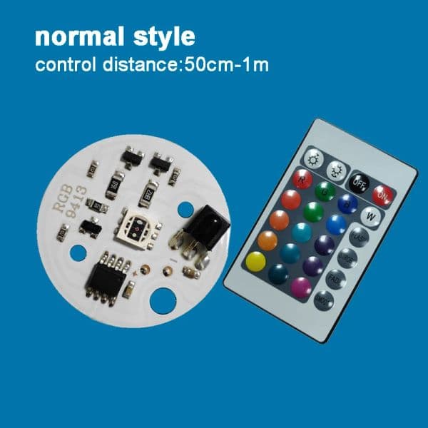 5V Low Voltage LED 16colors Colorful Gradient Round 2025 Board Lamp new Light Source with Remote Control