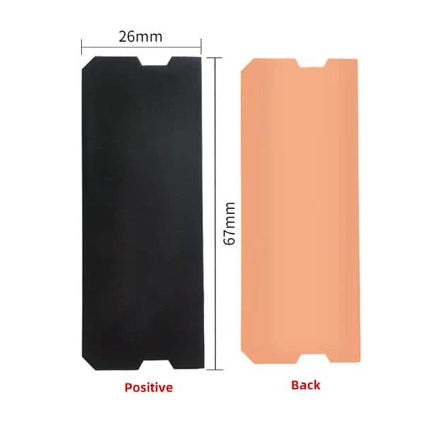 2pcs Copper Foil new 2025 Design Thermal pad Graphene Laptop RAM Heatsink For DDR5 DDR4 DDR3 DDR2 Memory Module NVME NGFF 2280 PCIe SSD