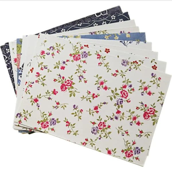 100Pcs Vintage small floral envelope cherry blossom rose Beautiful Gift Envelope Party Wedding 175*125mm