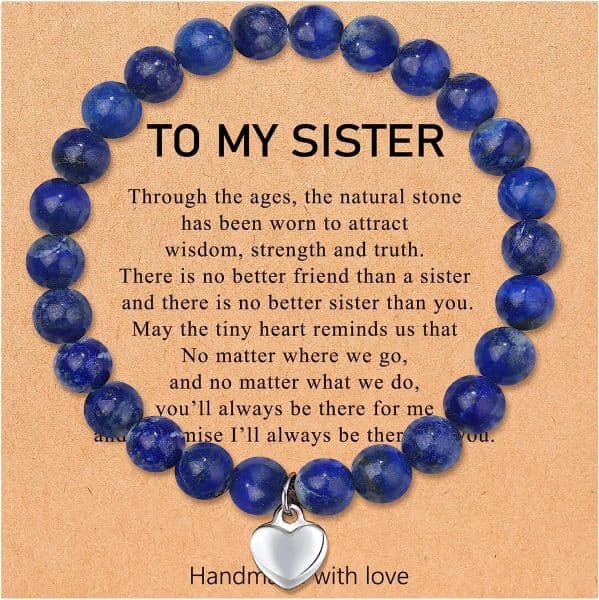 Sister Best Friend Friendship Bracelet for Women Girls Birthday Christmas Valentine's Day Gifts