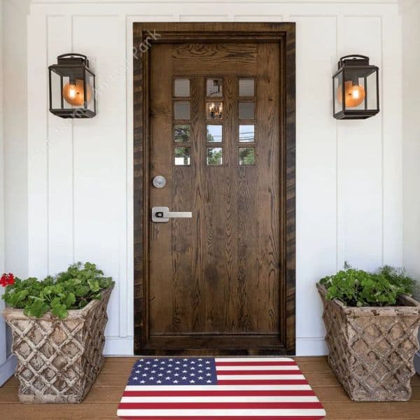 American USA Flag Doormat Soft Rug Anti-Slip Absorbent Mat 2025 for Entrance Door new Kitchen Printed Balcony Mats High Quality