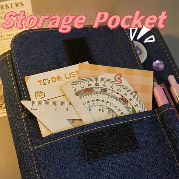 100 Sheets Notebooks Binder Journal Denim Hand Ledger Diary Gift Box Girl Notebook Stationery Storage Korean School Supplies