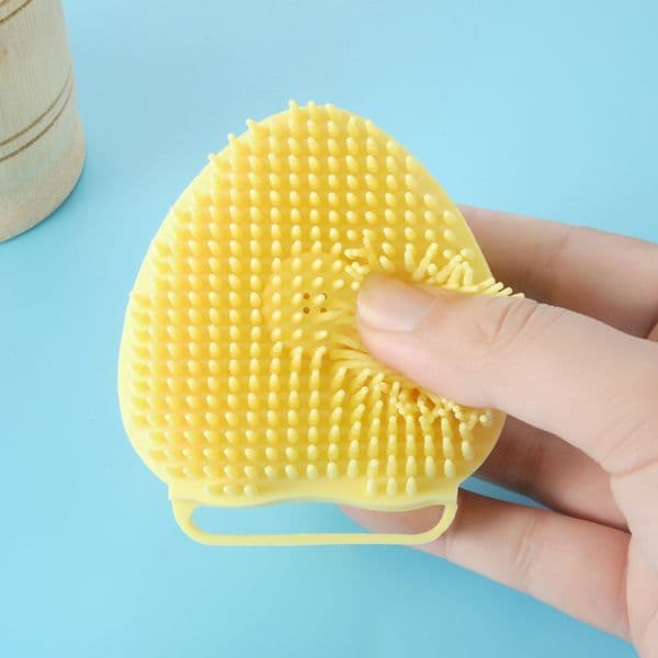 Bath Brush Silicone Cleaning Soft Brush For Children And Adults Protect Skin Massage Bathroom Shampoo Brush Bathroom Tools