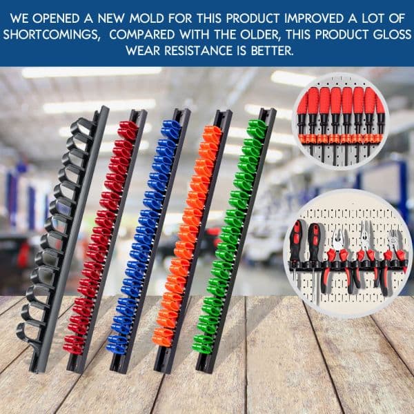 3-H 3Pcs/Set Screwdriver Organizer Tool Holder Wall Organizer Wall Mount for Vice Wrench Plier Screwdriver Organization