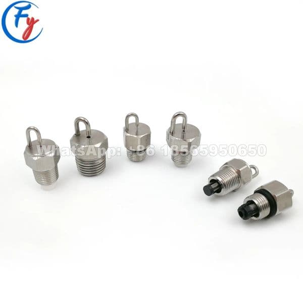 1/8" fine mist spray nozzle, high pressure impact misting fine spray nozzle impingement ruby fog nozzle