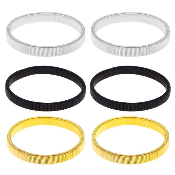 6 Pcs Metal Bracelet Shirt Cuff Ring Elastic Arm Adjustable Sleeve Armband Shirts Men Bangle Garter Man