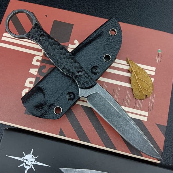 2024 Anaconda Style EDC Outdoor Utility Tool, Stonewashed Build with G10 Grip, Portable Daily Outdoor Gear