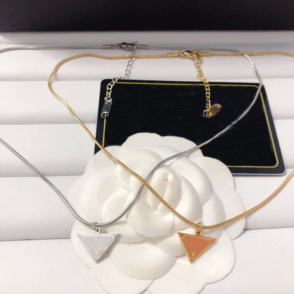 Designer Double Letter Pendant Necklaces Chain 18K Gold Plated Stainless Steel Crysatl Rhinestone Sweater New klace for Wedding Jewerlry Accessories
