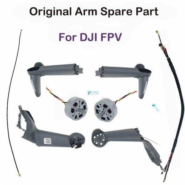 Genuine for DJI FPV Arm Part Left/Right Front/Rear Arm Shell Landing Gear / Antenna Board Back Arms Spare Parts for Replacement