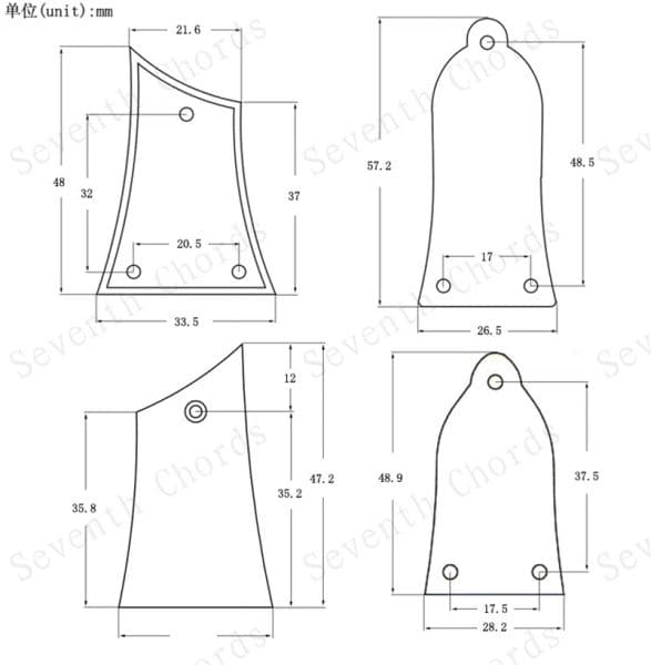 1 Pcs Plastic Truss Rod Cover Plate For Guitar Replacement Black Guitar Accessories