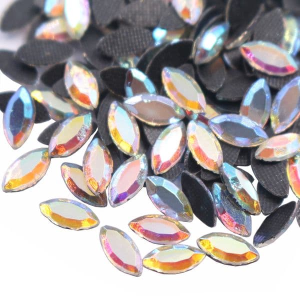 New 200pcs/lot 5*8mm Black Drop Shape Crystals Glass Beads Stones Strass Trim Adhesive Hot Fix Rhinestones for Clothes Design