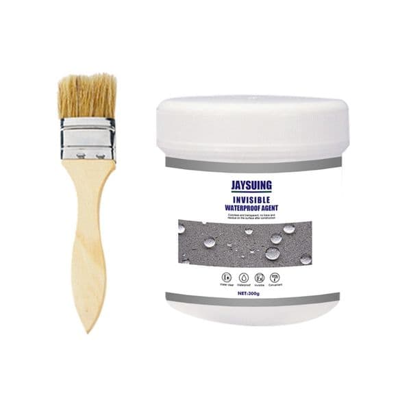Jaysuing Transparent Waterproof Glue Plus Brush Waterproof Leakproof Water-Based Sealant Anti-Leakage With Brush