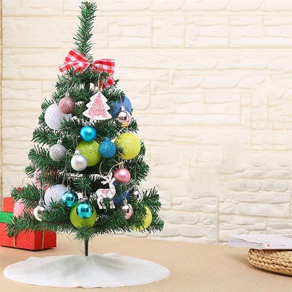 Christmas Tree Set DIY LED Lighting Christmas Decorations For Home Table Navidad Xmas Ornaments New Year Decor
