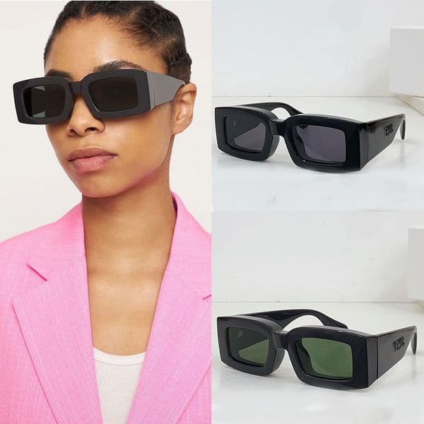 Luxury Womens Design Sunglasses Square JACQEMUS Black Frame Polarized Lens Mens Designer Retro Glasses Brand eyeglass Outdoor Tourism Vacation Sunglasses