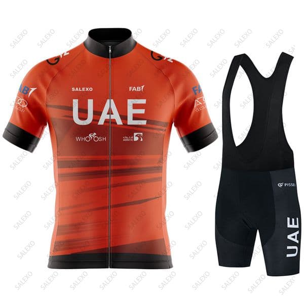 UAE Summer New Men Clothing Cycling Shorts Mtb Cycle Jersey Complete Male Uniform Road Jacket Pants Gel Bicycle Suit Sports Set