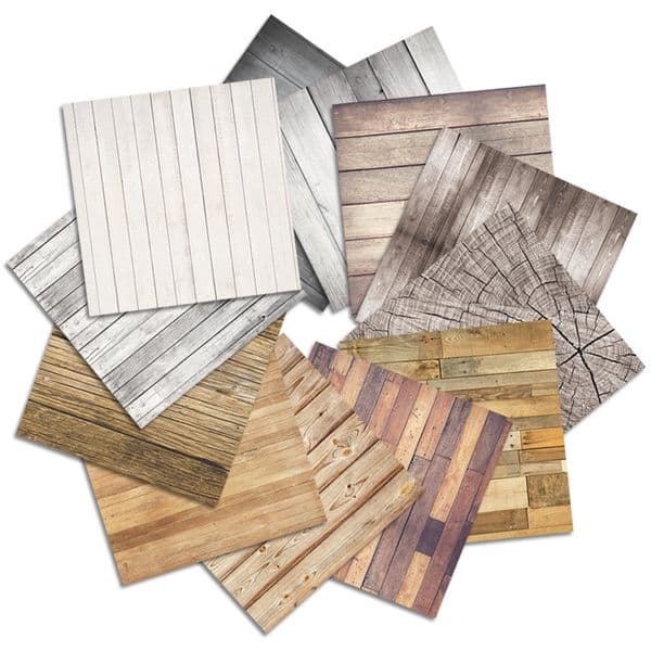 6"X6" Wood Texture paper Scrapbooking patterned paper pack handmade craft paper Background pad card