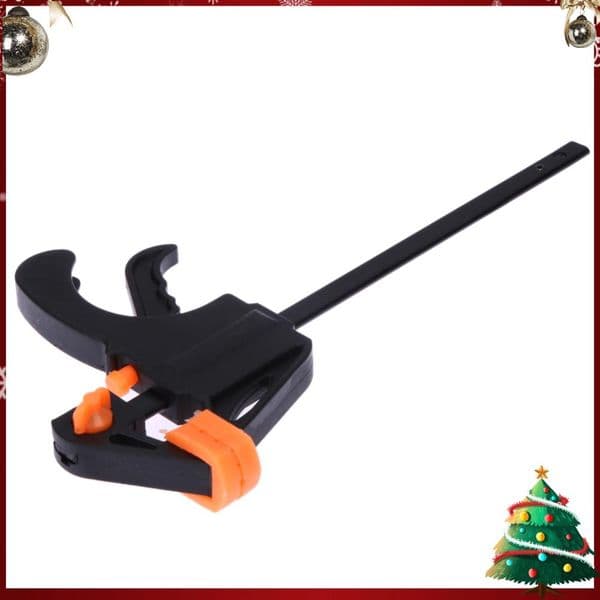 4 Inch F Type Woodworking Clip Heavy Duty Work Bar F Clamp Ratchet Release Portable Practical Convenient Durable DIY Hand Tool