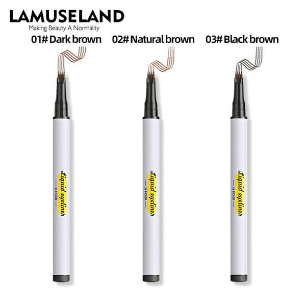 New 4 Fork Tip Eyebrow Tattoo Pencil Liquid Waterproof Eyebrows Pen Make Up Female Cosmetics Beauty Health Makeup For Women