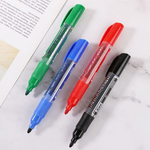 5Pcs Erasable Whiteboard Marker Pen Dry-Erase Sign Ink Refillable Markers Office School Supplies Student Gift
