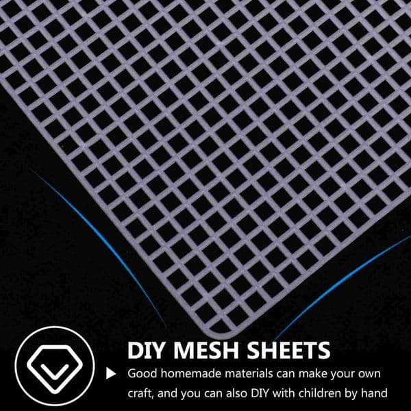 Large Plastic Canvas Clear Purses Plastic Handmade Bag Sheets Yarn Accessories Hook Bag Mesh Bags DIY Bag Accessories