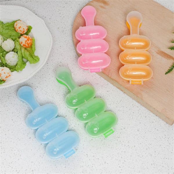 2PCS Kitchen Accessories Innovative Easy To Use Convenient Lovely Durable Food Molds Creative Sushi Making