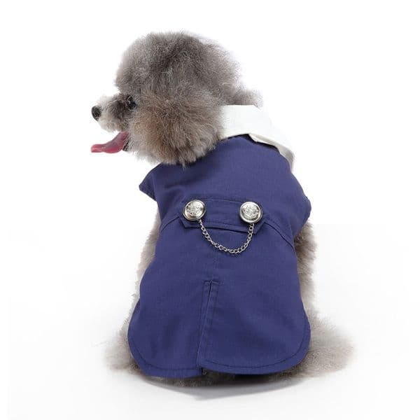 Dog Clothes Formal Tuxedo Suit Bow Tie Wedding Party Pet Costume For Small Medium Dogs Cats