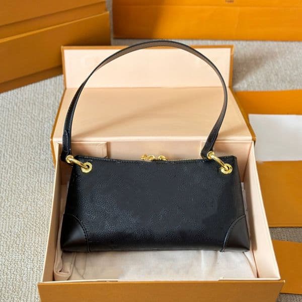 Woman Baguette Shoulder Bags designer bag handbag luxury floral handbags moon bags small tote Leather 10A