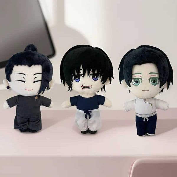 26cm New hot Jujutsu Kaisen Mahito Plush mi Kento Inumaki Toge Fushiguro Toji Anime Figure Stuffed Kaii Doll Birthday GiftXJ241204