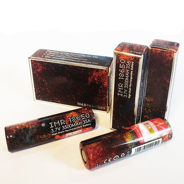 100% Hight Quality Red Black IMR18650 Battery 3000mAh 3500mAh IMR 18650 Lithium 35A 40A 3.7V Drain Rechargeable Li-ion Batteries Cell New