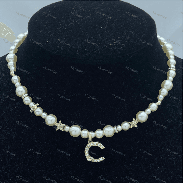 Designer Luxury Pearl Women's Pendant Necklace Jewelry Valentine's Day Christmas Fashion Trend Gift