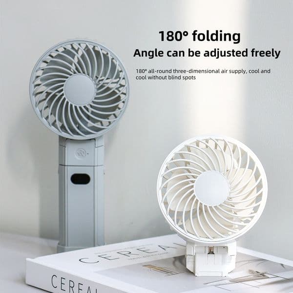 Versatile RD10 Multi-Color Desk Cooler Fan with Customizable Angles and Detachable Cover
