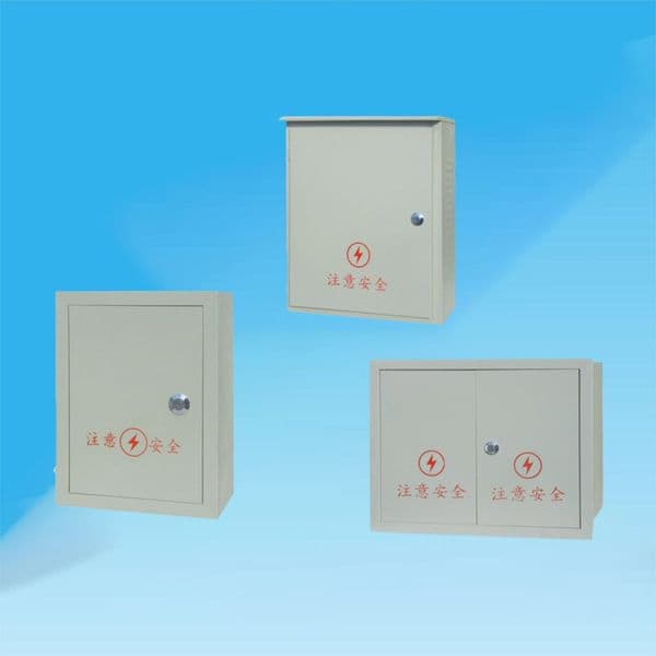 Outdoor distribution box double door control box inside and outside the door button box waterproof electric box meter box