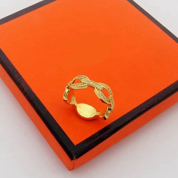 Designer Ring Luxury Rings Brand Top Quality S925 Sterling Silver Pink Nose Round Circle Hollow Ring For Women men Jewelry gift