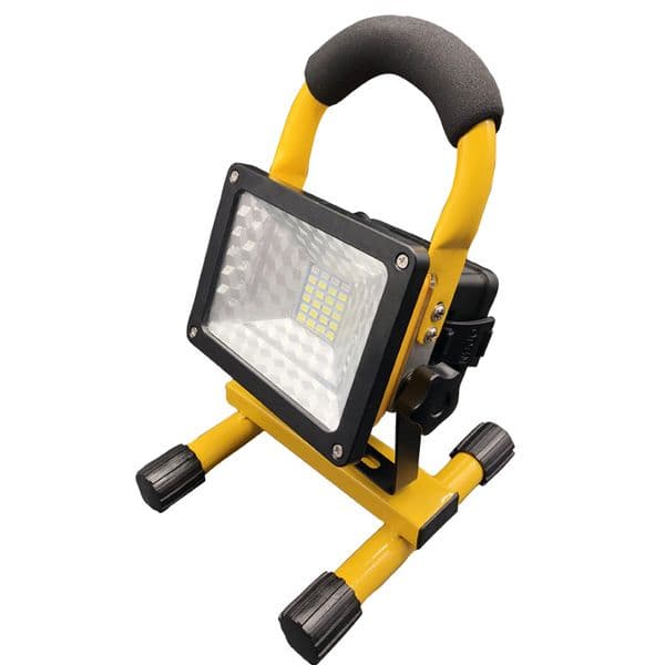 30W LED Portable Rechargeable Floodlight Waterproof Spotlight Battery Powered Searchlight Outdoor Work Lamp Camping Lantern