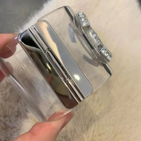 Luxury Designer silver diamond bangle bracelets for woman Womens Wrist suitable 16 17 18 CM classic bangles bracelet official Premium gift Spring buckle