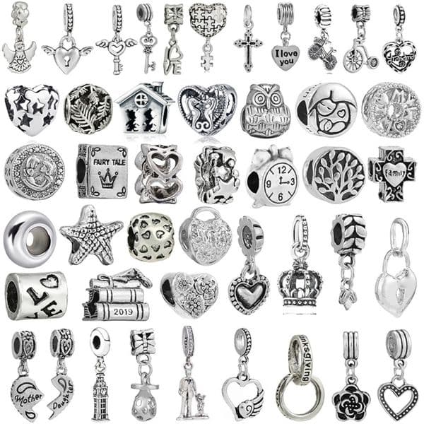 Elegant Silver Bicycle Charms With Intricate Details Bracelet Charm Stylish Design Diy Jewelry High Grade Accessories Wholesale