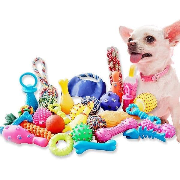 10 pieces Dog toy Teeth-resistant rope knot Golden Retriever small medium large dog Teddy puppy dog boredom toy pet supplies