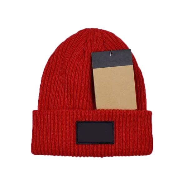 cap hat bonnet sport simple yarn dyed letter muts knitted skull caps mens beanie designer hats for winter womens casual ga173 Q2
