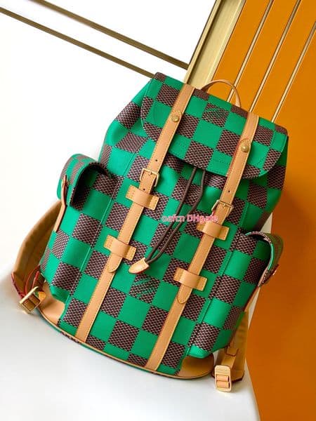 Designer bag Luxury canvas backpack wallet Womens travel backpack wallet Leather luggage Monogram canvas Christopher small backpack 3d print bag 41 x 47 x 13 cm