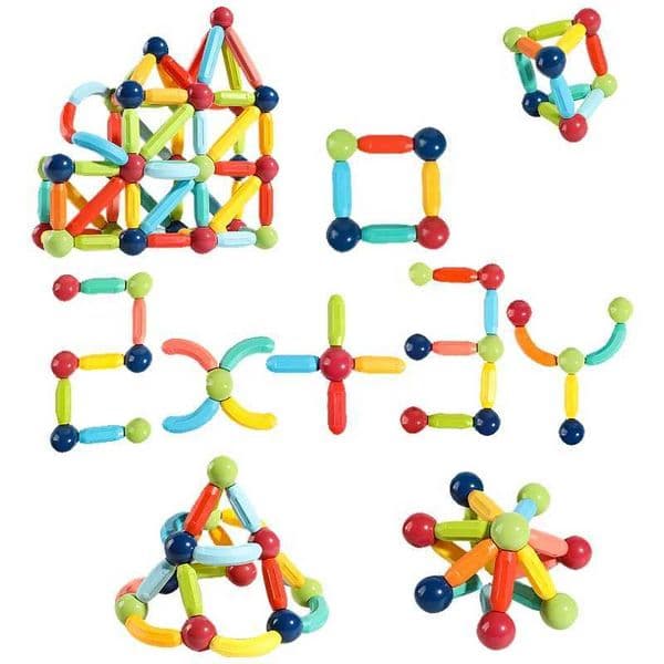 Children Magnetic Building Blocks Toys Take Exercise Kids Hand-Brain Development Puzzle Game Toys Early Stage Learning Toys GiftXJ241212