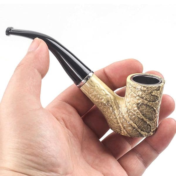 1pc Tobacco Pipe Smoke Pipe Elbow Roll Filter Cigarette Holder Smoking Tools W241214