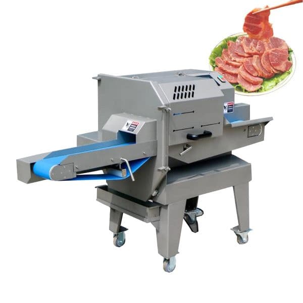 New Large-Scale Meat Cutting And Processing Equipment With Adjustable Cooked Meat Thickness, Commercial Cooked Meat Slicer