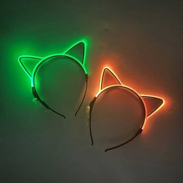 Halloween Christmas Anime Accessory Decorative Headwear Luminous LED Headband Girls Women Cute Gift HeadbandXJ241217