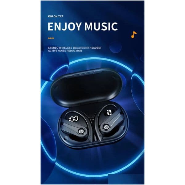 Earbuds Headphones Earphones Yy Q63 Ai Translator Bluetooth Wireless Over Ear Ipx7 Waterproof Earhook For Sports Running Workout G Otvpz