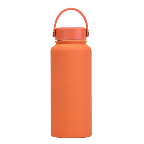 34oz Stainless Steel Tumbler With Handle Insulated Travel Mug Leakproof Coffee Cup For Office Outdoor