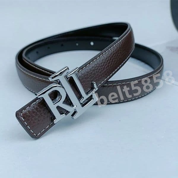 Designer women Vintage Luxury Handmade Leather Fashion belt Print casual letter smooth buckle belt waist Slim fit skirt belt decorative belt design