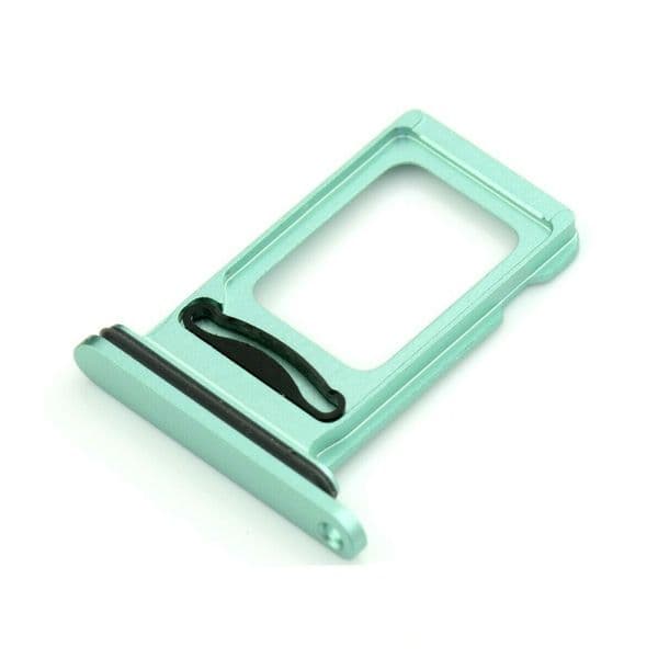 For Apple iphone 11 Dual SIM Card 2025 Tray Sim Card Holder With Free Eject Pin Sier Grey Red Yellow Green Purple Color