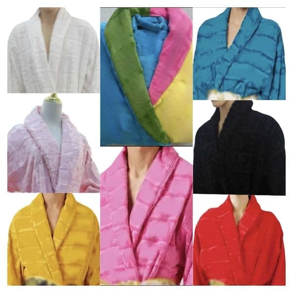 Bathrobe for men and women sleep robe unisex man cotton sleepwear night robe highquality bathrobe Brand designer robe breathable elegr 8 Colors M-3XL