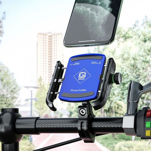 New Aluminum Motorcycle 2025 Phone Holder Mount Moto Bicycle Handlebar Bracket Stand for 3-7.0 inch Mobile Phone Rearview Mount